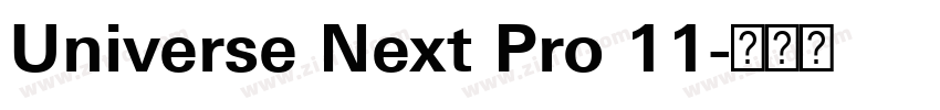 Universe Next Pro 11字体转换